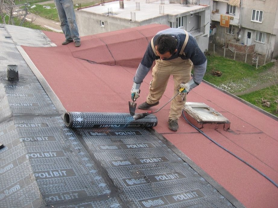 Hatay EPDM Kauçuk Çatı – düz çatıda arduvazlı bitümlü membran serimi